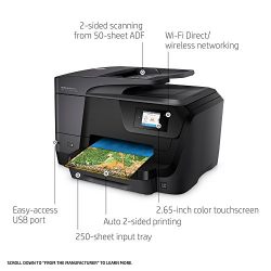 HP OfficeJet Pro 8710 All-in-One Wireless Printer with Mobile Printing, Instant Ink ready (M9L66A)