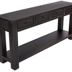 Ashley Furniture Signature Design - Gavelston Sofa Table - Rectangular - Black