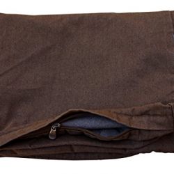 Dogbed4less Inches Extra Large size Brown Color Denim Jean Dog Pet Bed
