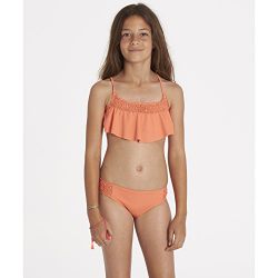 Billabong Big Girls' Just Beachy Flutter Two Piece Swimsuit