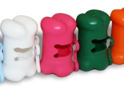 Best Pet Supplies Extra Thick Waste Poop Bags with Dispenser, Scented, Black Paw, 525-Pack