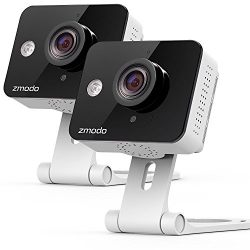 Zmodo Wireless Two-Way Audio HD Home Security Camera (2 Pack) with Night Vision