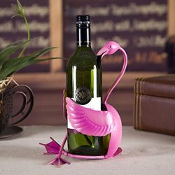 Flamingo Elegance Wine Holder – Perfect for Lounges, Bars, & Kitchens