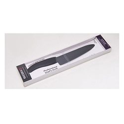 Kyocera Advanced Ceramic Revolution Series 7-inch Professional Chef's Knife, Black Blade