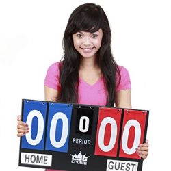 Crown Sporting Goods Deluxe Portable Scoreboard, Large