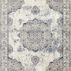 Distressed Ivory 8 x 10 Area Rug Carpet Large New