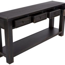 Ashley Furniture Signature Design - Gavelston Sofa Table - Rectangular - Black