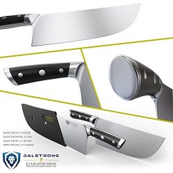 DALSTRONG Cleaver Butcher Knife - Gladiator Series - "The Ravenger" - German HC Steel - 9" - Guard - Heavy Duty