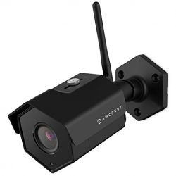 Amcrest 4MP UltraHD Outdoor Security Camera with Night Vision – WiFi Bullet IP Camera for Smart Home Safety