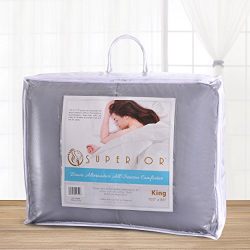 Superior Classic All-Season Down Alternative Comforter with Baffle Box Construction