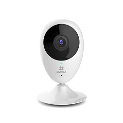 EZVIZ Mini O 720p HD Wi-Fi Home Video Monitoring Security Camera, Works with Alexa