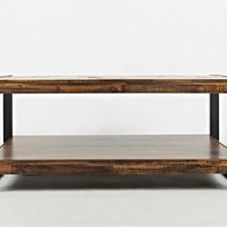 Jofran: 1690-1, Loftworks, Rectangle Cocktail Table, 48"W X 26"D X 19"H, Loftworks Finish, (Set of 1)
