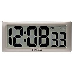 Timex 75071TA2 13.5" Large Digital Clock with 4" Digits and Intelli-Time Technology