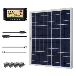 Renogy 50 Watt 12 Volt Polycrystalline Solar Starter Kit