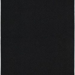 Garland Rug Town Square Area Rug, 5-Feet by 7-Feet, Black
