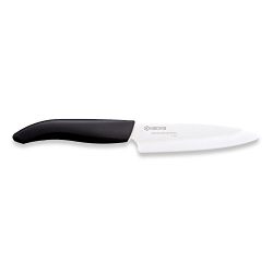 Kyocera Advanced Ceramic Revolution Series 4.5-inch Utility Knife, Black Handle