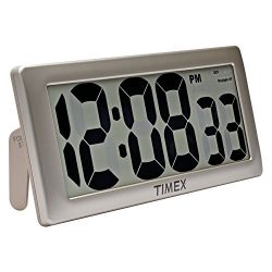 Timex 75071TA2 13.5" Large Digital Clock with 4" Digits and Intelli-Time Technology