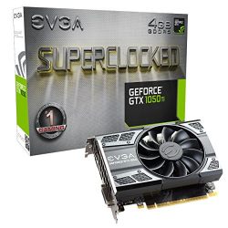 EVGA GeForce GTX 1050 Ti SC GAMING, 4GB GDDR5, DX12 OSD Support (PXOC) Graphics Card 04G-P4-6253-KR