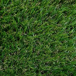 iCustomRug Thick Synthetic Artificial Grass Available In Many Sizes With Finished Edges All Around And Drainage Holes