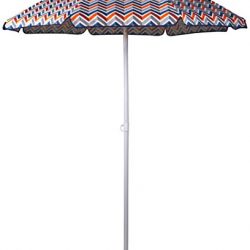 Picnic Time Outdoor Canopy Sunshade Umbrella 5.5', Vibe Collection