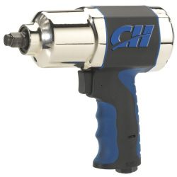 Air Impact Wrench - Twin Hammer 1/2" Impact Driver w/ Composite Body and Comfort Grip (Campbell Hausfeld TL140200AV)