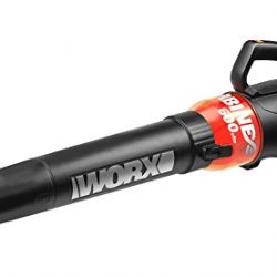 WORX TURBINE 12 Amp Corded Leaf Blower with 110 MPH and 600 CFM Output and Variable Speed Control – WG520
