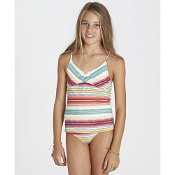 Billabong Little Girls' Surfin Billa Tankini Two Piece Swimsuit Set
