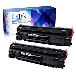 LxTek Compatible 85A Toner Cartridge Replacement for HP 85A CE285A (2 Black) with HP Laserjet Pro P1102W, HP Laserjet Pro P1109W, P1102, 1102W, P1109, M1217NFW M1212NF MFP M1132 M1214NFH M1130 Printer