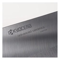 Kyocera Advanced Ceramic Revolution Series 7-inch Professional Chef's Knife, Black Blade
