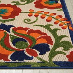 Nourison Aloha ALH17 Multicolor Indoor/Outdoor Area Rug 7 Feet 10 Inches by 10 Feet 6 Inches