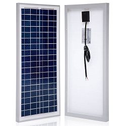 30 Watt Polycrystalline Photovoltaic PV Solar Panel Module for 12 Volt Battery Charging