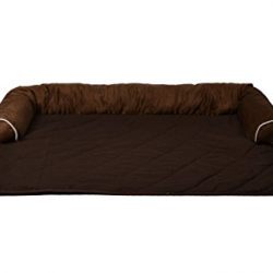 HappyCare Textiles Sofa Bed/Sofa Protector/Sofa Cover for Dog/Cat, 40" x 23" x 4", Brown/Coffee