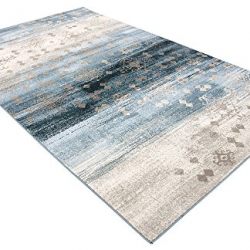 Unique Loom Mirage Collection Dark Blue 5 x 8 Area Rug