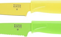 Kuhn Rikon 4-Inch Nonstick Colori Paring Knife, Set of 2