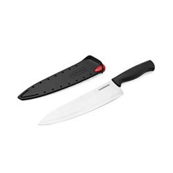 Farberware Chef Knife with EdgeKeeper Self-Sharpening Sleeve, 8-Inch