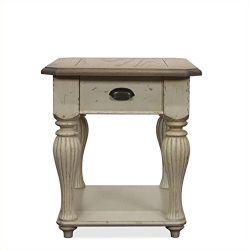 Coventry Two Tone 28 in. Rectangular End Table