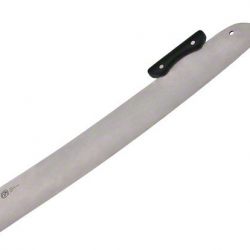 American Metalcraft PPK17 Stainless Steel Pizza Knife with Double Handles, 18" Blade, Black