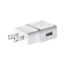 Samsung OEM Adapter with USB Sync Charging Cable - Non-Retail Packaging - White