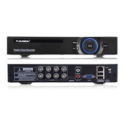 FLOUREON House Camera 8CH 1080N AHD CCTV DVR House Security System + 4 X 2000TVL 960P HD Bullet Indoor/Outdoor Camera Surveillance Security for Home/Apartment/Office/Factory/Store (8CH+2000TVL bullet)