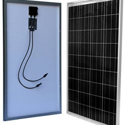 WindyNation 100 Watt 100W Solar Panel for 12 Volt Battery Charging RV, Boat, Off Grid