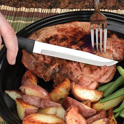 Rada Cutlery Utility Steak Knives Gift Set – Stainless Steel Knife Made in the USA, Set of 6