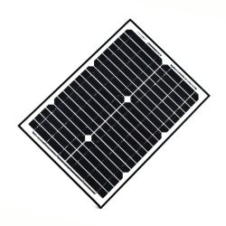ALEKO 20W 20-Watt Monocrystalline Solar Panel