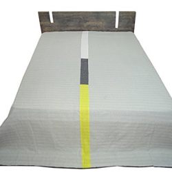 Bhavya International 100% Cotton Kantha Quilt Reversible Handmade Bedspread