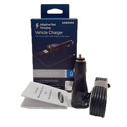 Samsung Adaptive Fast Charging Vehicle Car Charger - For S7/S6/Note 4/5/Edge (US Retail Packing)