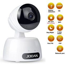 Security IP Camera,JOOAN 2.0MP 1080P Home Wireless Video Surveillance System With Two Way Audio Remote Indoor Night Vision Pet Baby Monitor