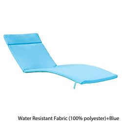 Christopher Knight Home Salem Chaise Lounge Cushion, Blue