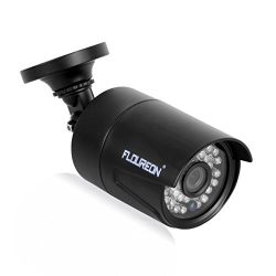 FLOUREON House Camera 8CH 1080N AHD CCTV DVR House Security System + 4 X 2000TVL 960P HD Bullet Indoor/Outdoor Camera Surveillance Security for Home/Apartment/Office/Factory/Store (8CH+2000TVL bullet)