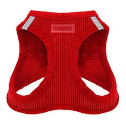 Voyager Soft Harness for Pets - No Pull Vest, Best Pet Supplies, Small, Red Corduroy