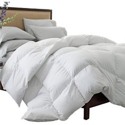 Superior Solid White Down Alternative Comforter, Duvet Insert, Medium Weight for All Season