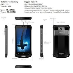 Blackview BV8000 Pro Unlocked Rugged Waterproof Smartphone